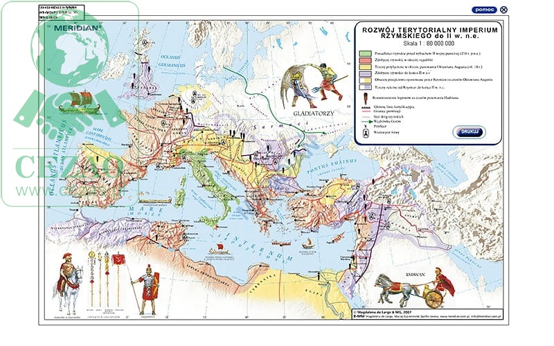 Multimedialny ćwiczeniowy atlas historyczny CD 1 - prehistoria