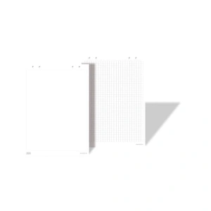 Blok do flipcharta - kratka, format: 66×99 (EURO), papier: 80 g/m² (20kart)