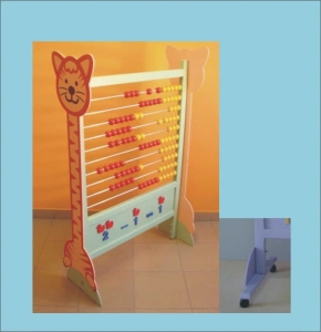 Liczydło z kotem jezdne