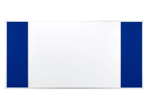 Tablica Combi 3- częściowa (suchościeralno-magnetyczna i tekstylna) 120x90