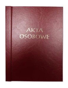 Teczka akt osobowych – Twarda oprawa