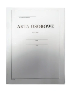 Teczka akt osobowych – Kartonowa oprawa