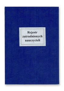 Rejestr zatrudnionych nauczycieli