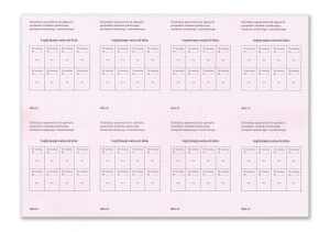 Gilosz do legitymacji z nadrukowaną drugą stroną