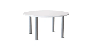 Stolik przedszkolny SMART okrągły śr. 100 cm, nogi metalowe, roz. 1-3