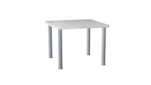 Stolik przedszkolny SMART kwadrat 70x70 cm, nogi metalowe, roz. 1-3