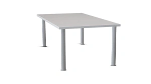Stolik stołówkowy CLASSIC prostokąt 140x75 cm, nogi metalowe, roz. 4-6 