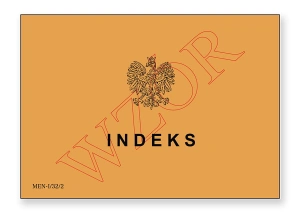 Indeks dla słuchaczy szkoły policealnej i branżowej szkoły II stopnia (MEN-I/32/2)