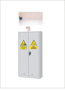 Szafa na odczynniki chemiczne z wyciągiem