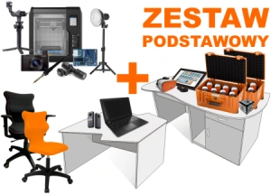 Wirtualne laboratorium wieloprzedmiotowe ClassVR dla 24 uczniów z meblami