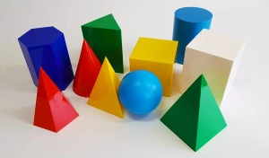 Wielkie bryły geometryczne pełne 20 cm