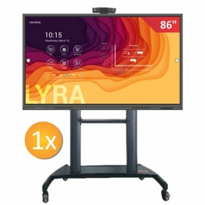 Zestaw Aktywna Tablica: monitor Lyra TT-8621Q podstawa mobilna HW86