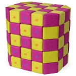 Klocki piankowe magnetyczne JollyHeap Basic 100/2 100 szt.