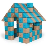 Klocki piankowe magnetyczne JollyHeap Joy 150/2 150 szt.
