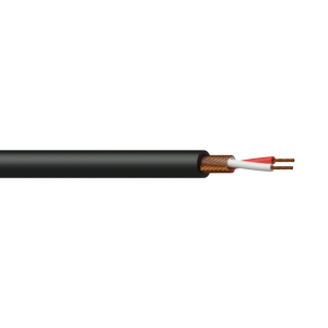 Kabel mikrofonowy PROCAB MC105B/1,  2x 0,125 mm² czarny (100m)