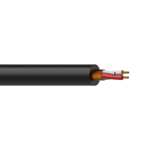 Kabel mikrofonowy PROCAB MC305/1,  2x 0,23 mm² czarny (100m)