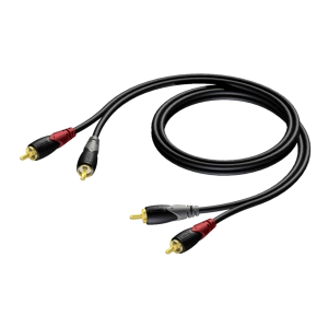 Kabel PROCAB CLA800/20, 2 x RCA (M) do 2 x RCA (M) (20m)