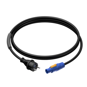 Kabel zasilający PROCAB CAB442/5, schuko (M) do powerCON (out) (5 m)