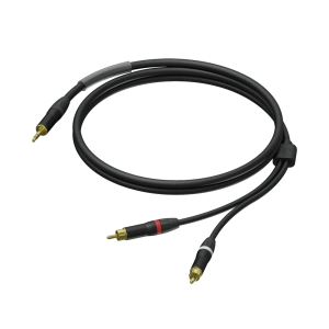 Kabel PROCAB PRA711/3, 2x jack 3,5mm (M) stereo do 2x RCA (M) (3m)