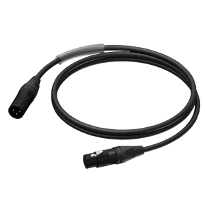 Kabel PROCAB PRA901/0.5, XLR (M) do XLR(F) (0,5m)