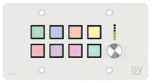 Klawiatura sterująca SY KC8V-W-EU (8 klawiszy + pokrętło) Biała EU