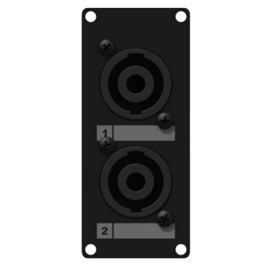 Panel 2 złączami SpeakON (M) CAYMON CASY142/B