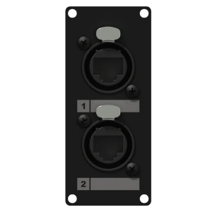 Panel z 2 etherCON CAYMON CASY168/B