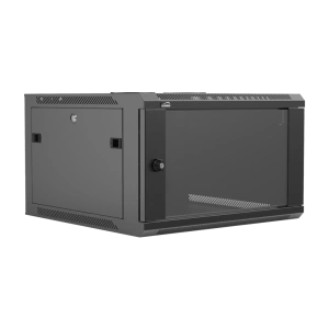 Naścienna szafa rack 19” CAYMON WPR606R/B
