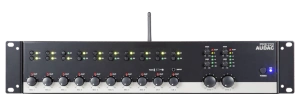 Dwustrefowy dziesięciokanałowy przedwzmacniacz AUDAC PRE220