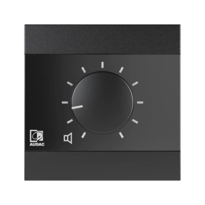 Naścienny regulator głośności AUDAC WP200/B czarny