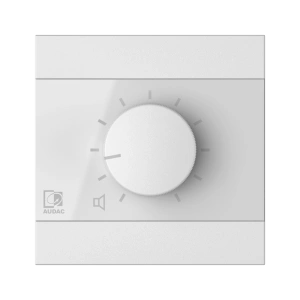 Naścienny regulator głośności AUDAC WP200/W biały