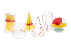 Bryły geometryczne obrotowe - zestaw 6 szt.