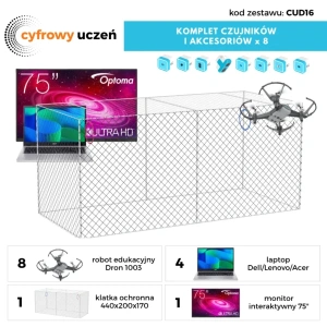 Cyfrowy uczeń – Pracownia kodowania dronów 16 stanowisk CUD16