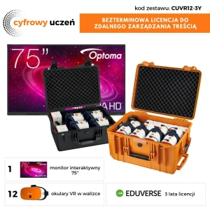 Cyfrowy uczeń - Wirtualna rzeczywistość ClassVR Xplorer 128GB – zestaw 12 sztuk okularów VR + Eduverse 3Y