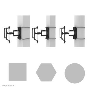 Uchwyt do monitora na słup Neomounts WL40S-910BL16 40–70'', śr. 25–100 cm