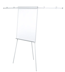 Flipchart biurowy PRO GREY z ramionami, ALU