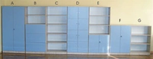 Regał z szufladami Góral B