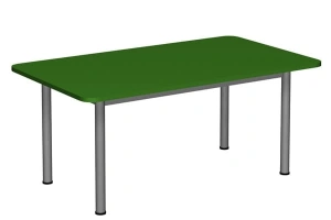 Stół szkolno-przedszkolny/do żłobka prostokątny 1200x700 noga fi 40