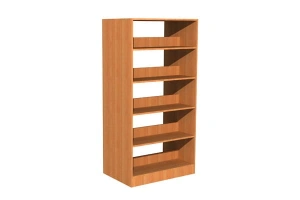 Regał biblioteczny G dwustronny