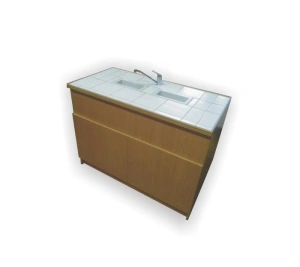 Stolik laboratoryjny dwukomorowy mini