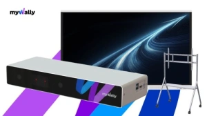 Zestaw mobilny myWally + White Arrow 65”
