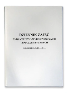  Dziennik zajęć dydaktyczno-wyrównawczych i specjalistycznych 