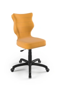 Krzesło młodzieżowe Petit czarny Velvet 35 rozmiar 6