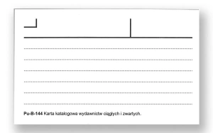 Karta katalogowa