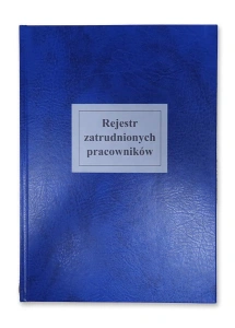 Rejestr zatrudnionych pracowników (twarda oprawa)