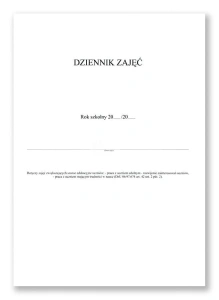  Dziennik zajęć nauczyciela - godziny dodatkowe, karciane