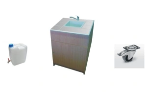 Stolik laboratoryjny mobilny mały jednokomorowy maksi