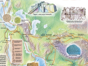 Starożytny wschód - pierwsze państwa - mapa ścienna 160x120 cm