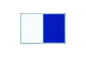 Tablica Combi 2- częściowa (suchościeralno-magnetyczna i tekstylna) 90x60