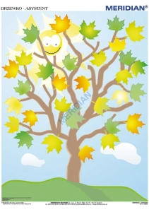 Drzewko asystent - ścienna plansza dydaktyczna 160x120